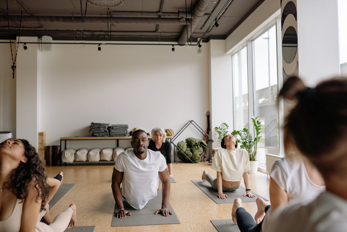 Group of People Doing Yoga